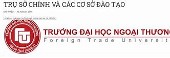 Đại Học Ngoại Thương Ngành